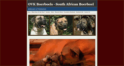 Desktop Screenshot of boerboelsusa.com