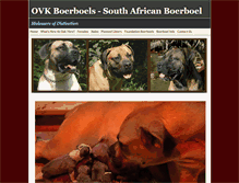 Tablet Screenshot of boerboelsusa.com